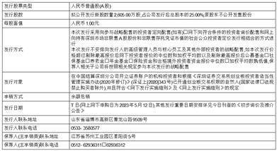 山东亚华电子股份有限公司 首次公开发行股票并在创业板上市提示公告