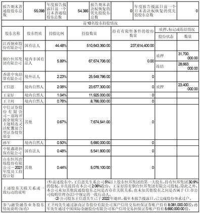 山东恒邦冶炼股份有限公司2022年度报告摘要