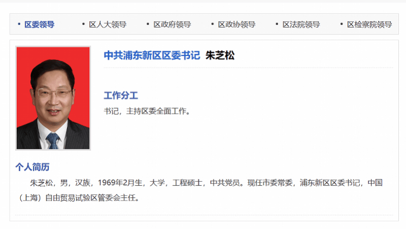 浦东新区区委书记被查<strong></p>
<p>基于软件</strong>，两天前还在调研，老上司8月被判无期