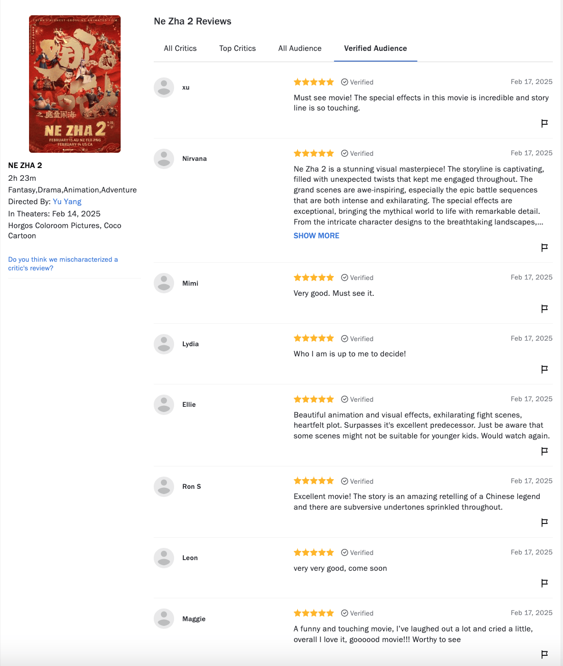 国外影评人:《哪吒2》对武打场面渲染如《功夫熊猫》一样优美