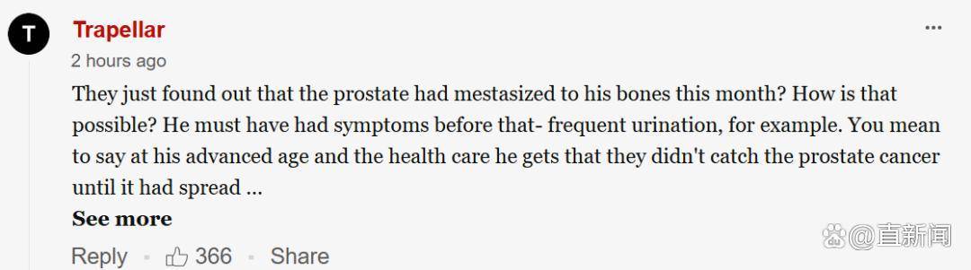 拜登患癌遭质疑:怎么可能刚发现 已扩散至骨骼