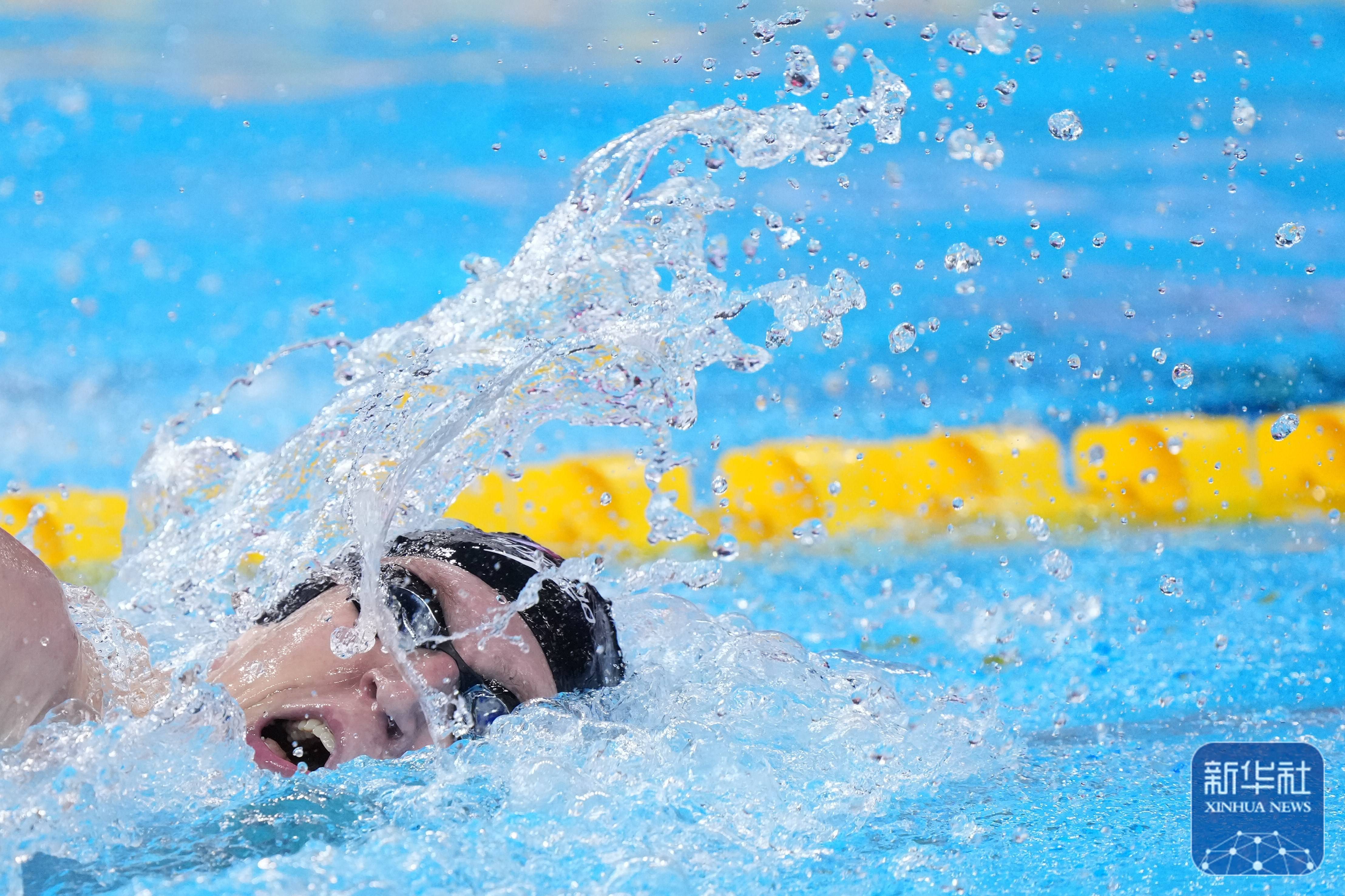 游泳世锦赛丨德国选手夺男子400米自由泳冠军 中国选手张展硕获第五名