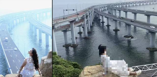 大连一跨海大桥观景台有游客翻栏杆踩空心造景石拍照<strong></p>
<p>比特派怎样使用教程</strong>，当地回应