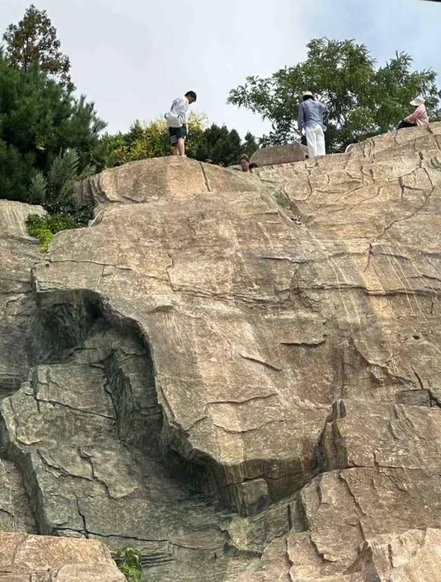 大连一跨海大桥观景台有游客翻栏杆踩空心造景石拍照<strong></p>
<p>比特派怎样使用教程</strong>，当地回应