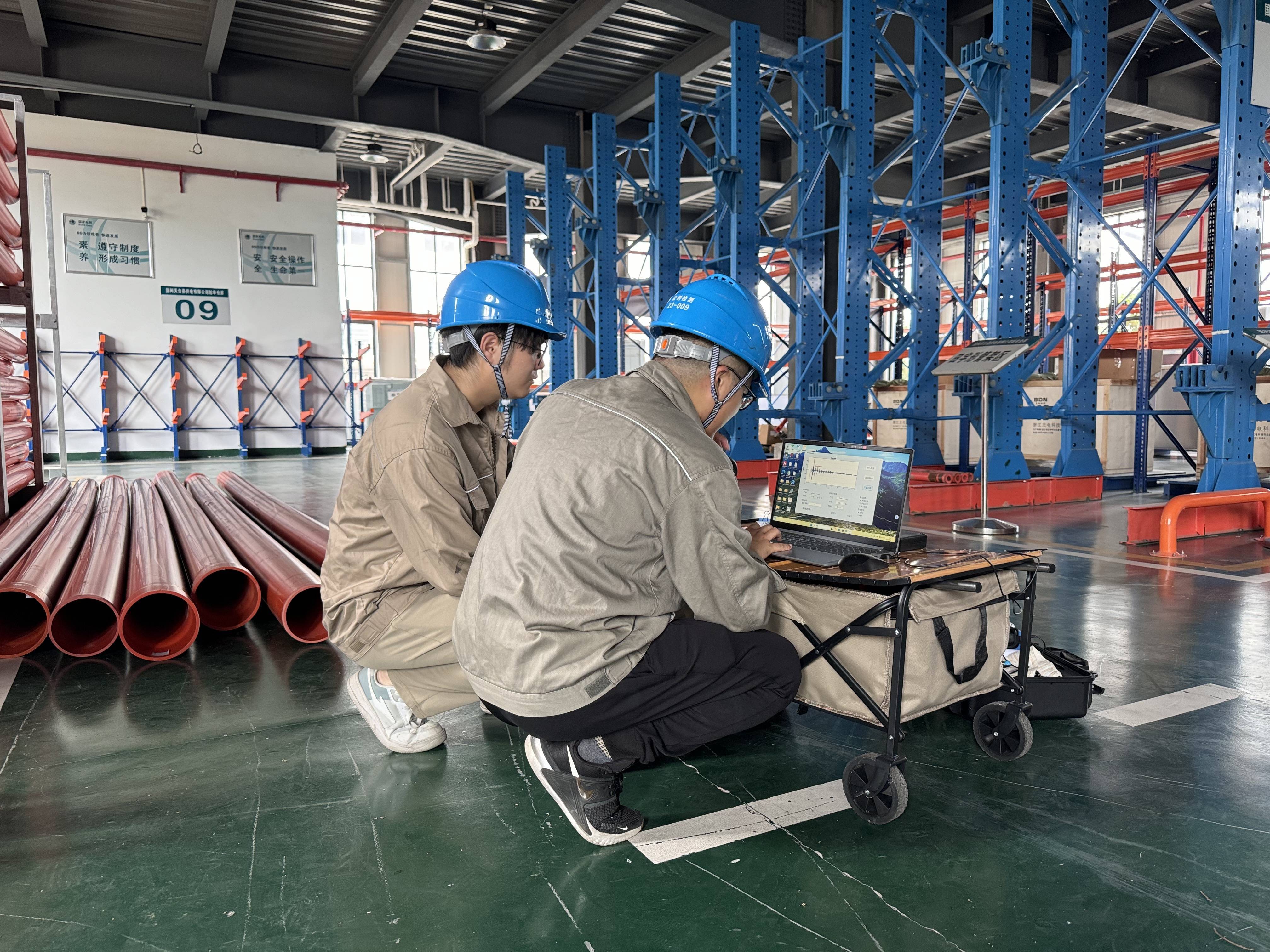 浙江台州:从“截取送检”到“现场B超” 电力物资“体检”添新招