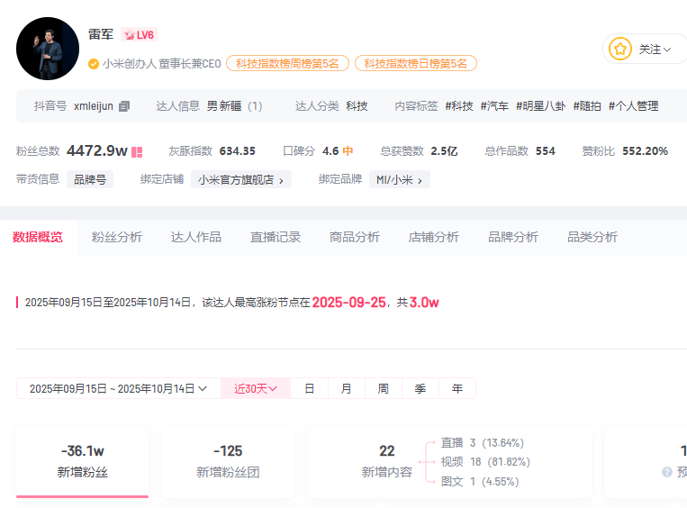 小米汽车直播间遭网暴<strong></p>
<p>币安binance</strong>，雷军抖音账号半个月掉粉30万