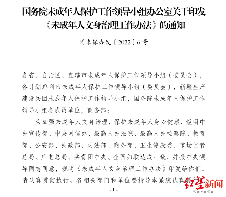 洛阳发布告知书<strong></p>
<p>聚币网</strong>，禁止向未成年人提供文身服务，当地多家文身店先问年龄后服务